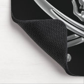 Tapis De Souris Crâne d'argent et épées croisées (Coin)