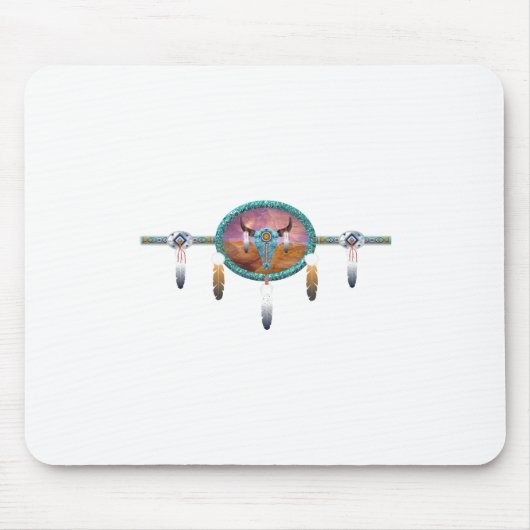 Tapis De Souris crâne de bétail (Devant)