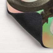 Tapis De Souris Crâne de buffle sur un Arrière - plan d'aquarelle (Coin)