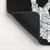 Tapis De Souris Crâne de chat - Kitty Skeleton Idée de costume d'H (Coin)