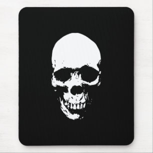 Tapis De Souris Crâne de la faucheuse blanche