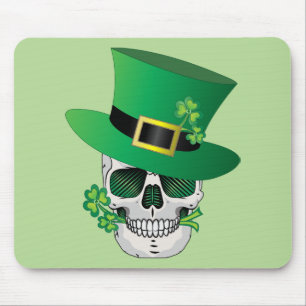 Tapis De Souris Crâne de lutin irlandais