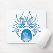 Tapis De Souris Crâne de lutte (Avec souris)