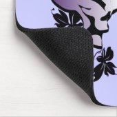 Tapis De Souris Crâne de Papillon Violet (Coin)
