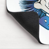Tapis De Souris Crâne de punk (Coin)