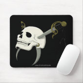 Tapis De Souris Crâne de sabre d'abordage (Avec souris)