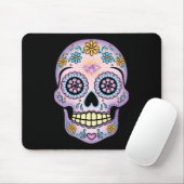 Tapis De Souris Crâne de sucre pourpre (Avec souris)