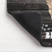 Tapis De Souris Crâne de vache florale rustique boho chic glamour  (Coin)