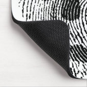 Tapis De Souris Crâne d'empreinte digitale (Coin)