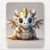 Tapis De Souris "Crâne Dragon Design" (Devant)