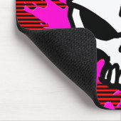 TAPIS DE SOURIS CRÂNE EFFRAYANT DE FILLE AVEC DES ÉCLABOUSSURES (Coin)