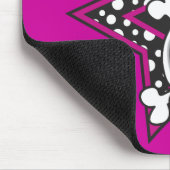 Tapis De Souris Crâne Emo Féminin (Coin)