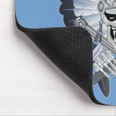 Tapis De Souris Crâne en chef indien (Coin)
