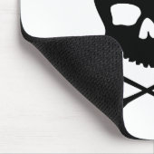 Tapis De Souris Crâne et chef d'os croisés (Coin)
