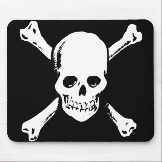 Tapis De Souris crâne et crossbone