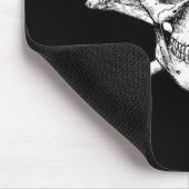 Tapis De Souris Crâne et os croisés (Coin)