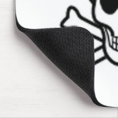 Tapis De Souris Crâne et os croisés (Coin)