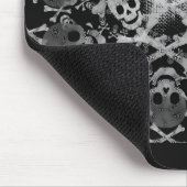 Tapis De Souris crâne et os croisés (Coin)