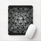 Tapis De Souris crâne et os croisés (Avec souris)