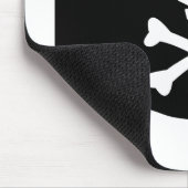 Tapis De Souris Crâne et os croisés (Coin)