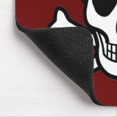 Tapis De Souris Crâne et os croisés (Coin)