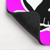 Tapis De Souris Crâne Étrange Style Kawaii Goth (Coin)