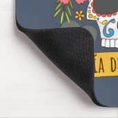 Tapis De Souris Crâne floral Dia de los Muertos | Mousepad (Coin)