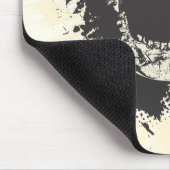 Tapis De Souris crâne gothique cool et rose jaune coutume mousepad (Coin)