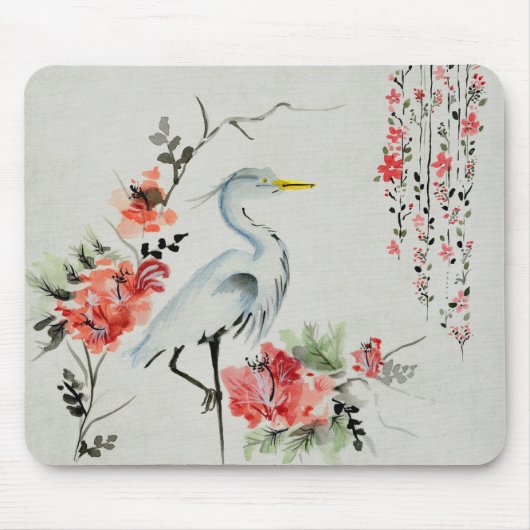 Tapis De Souris Crane japonaise (Devant)