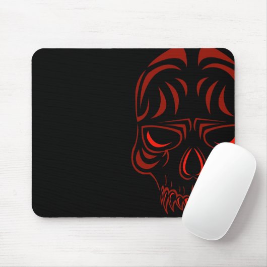 Tapis De Souris Crâne Mousepad de Fanged (Avec souris)