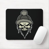Tapis De Souris Crâne Mousepad de patineur (Avec souris)