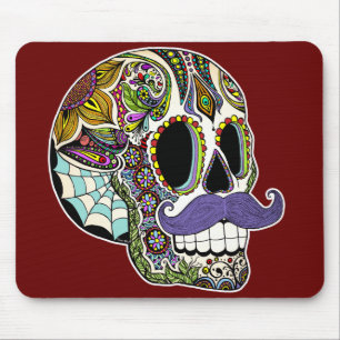 Tapis De Souris Crâne personnalisable Mousepad de sucre de