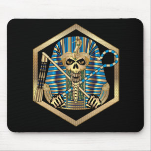 Tapis De Souris Crâne pharaon égyptien