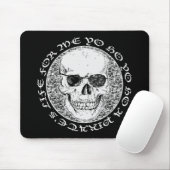 Tapis De Souris crâne pirate (Avec souris)