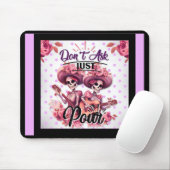 Tapis De Souris Crâne pourpre et joli sucre (Avec souris)