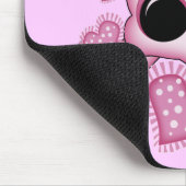 Tapis De Souris Crâne rose mignon (Coin)