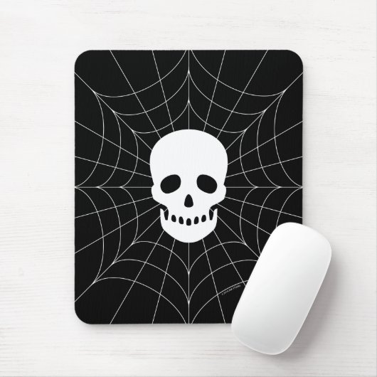 Tapis De Souris Crâne Spiderweb (Avec souris)