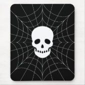 Tapis De Souris Crâne Spiderweb (Devant)