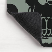 Tapis De Souris Crâne vert (Coin)