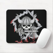 Tapis De Souris Crâne viking (Avec souris)
