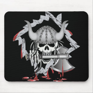 Tapis De Souris Crâne viking