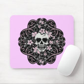 Tapis De Souris Crâne Vintage (Avec souris)