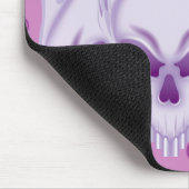 Tapis De Souris Crâne violet flamboyant (Coin)