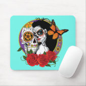 Tapis De Souris Crânes à sucre Art Nouveau (Avec souris)