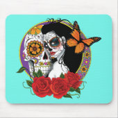Tapis De Souris Crânes à sucre Art Nouveau (Devant)