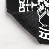 Tapis De Souris Crânes avec épées (Coin)