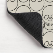 Tapis De Souris Crânes - Bone White et Bat Black (Coin)