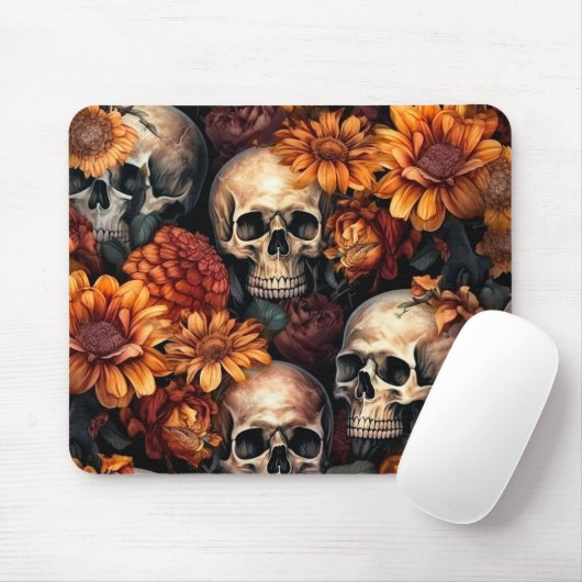 Tapis De Souris Crânes de récolte (Avec souris)