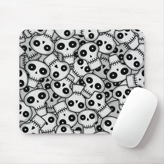 Tapis De Souris Crânes en cluster (Avec souris)