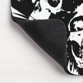 Tapis De Souris Crânes et aile - noir (Coin)